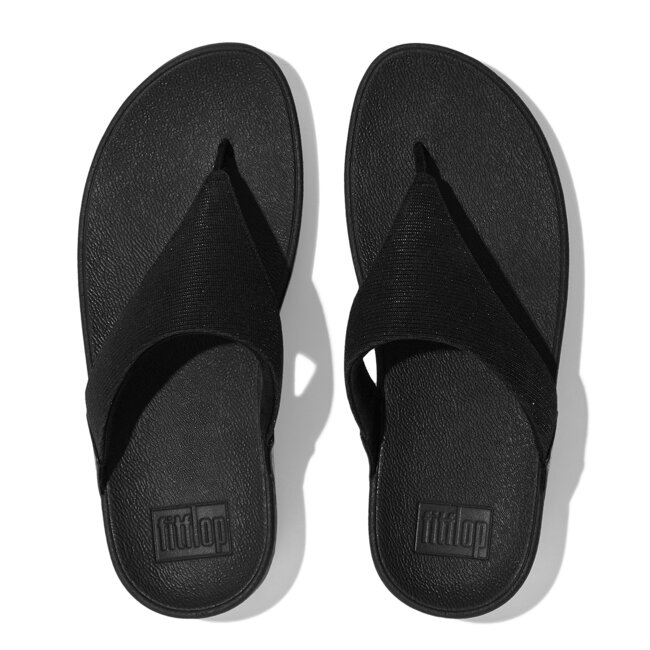Lulu Shimmerlux Slippers voor Vrouwen - Zwart