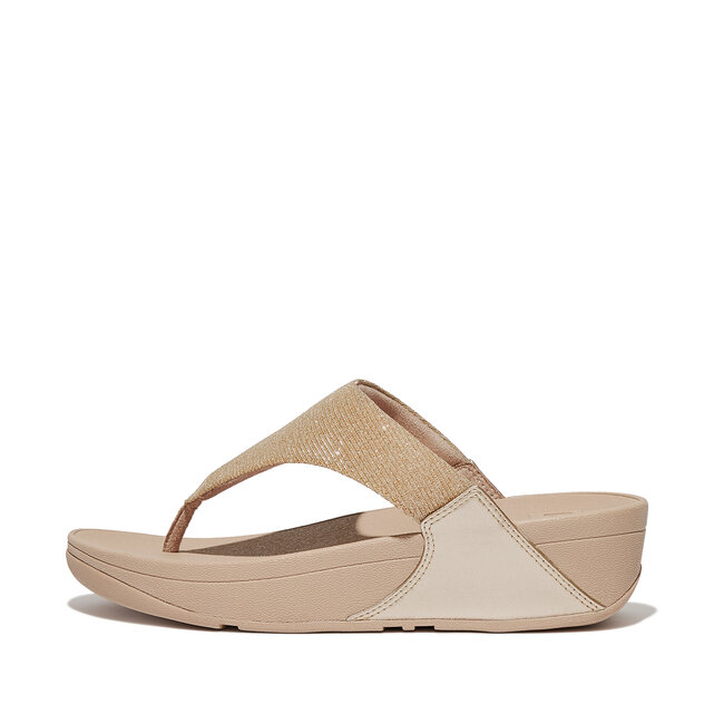 FitFlop Lulu Shimmerlux Toe-Post Sandals