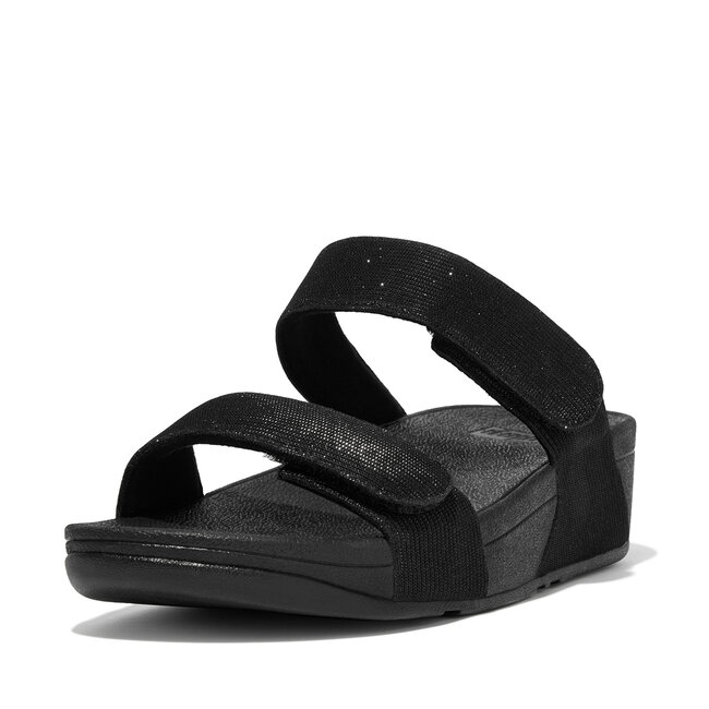 Lulu Adjustable Shimmerlux Slides