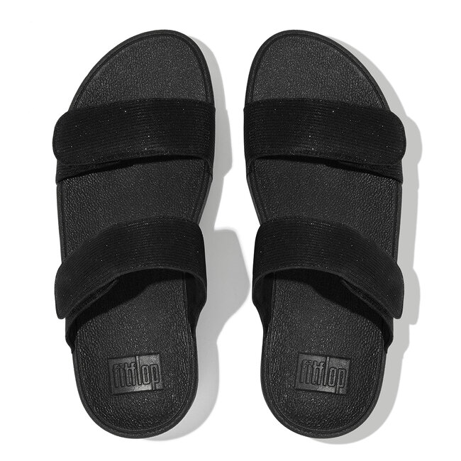 Lulu Adjustable Shimmerlux Slides