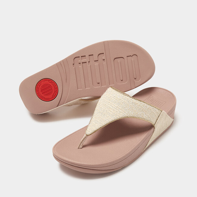 Lulu Shimmerweave Toepost Sandalen/Slippers