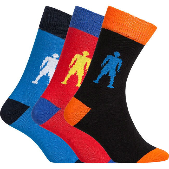 Socks Cotton Stretch 3-Pack Fashion Line Boys