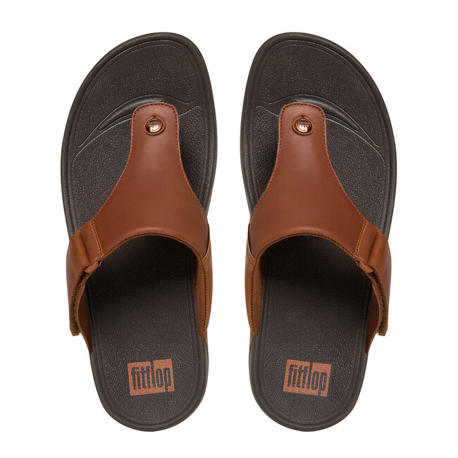 Trakk II Slippers voor Mannen - Leder - Bruin