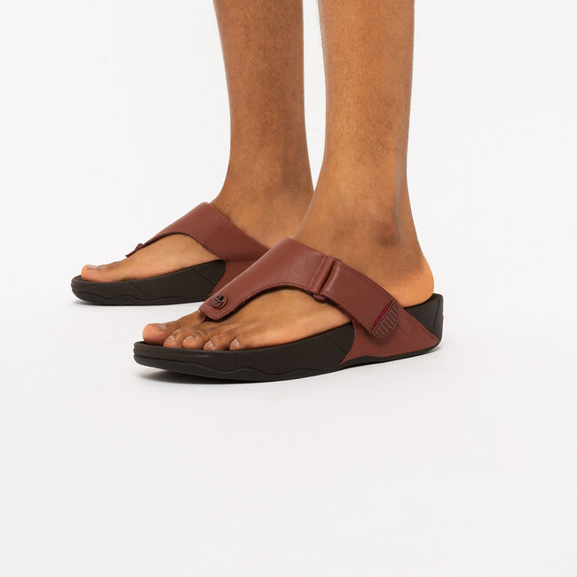 Trakk II Slippers voor Mannen - Leder - Bruin