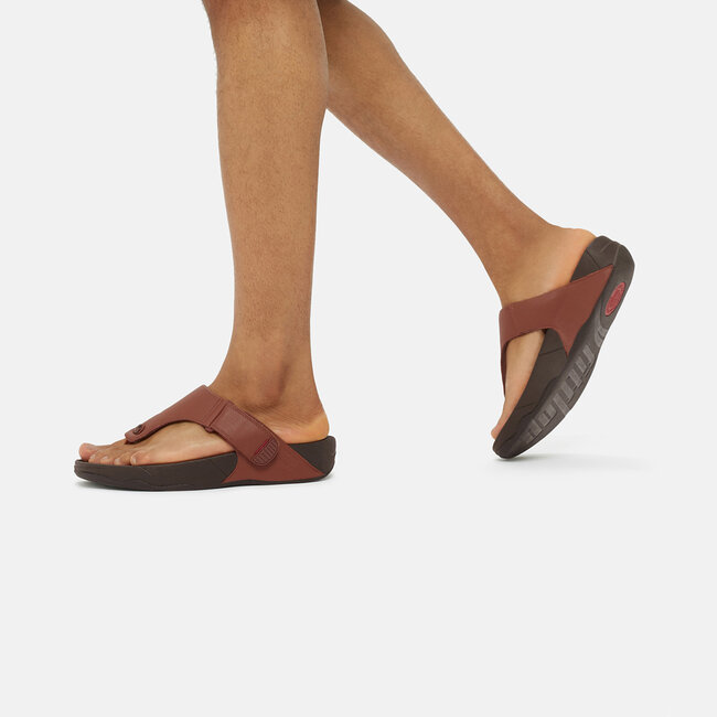 Trakk II Slippers voor Mannen - Leder - Bruin
