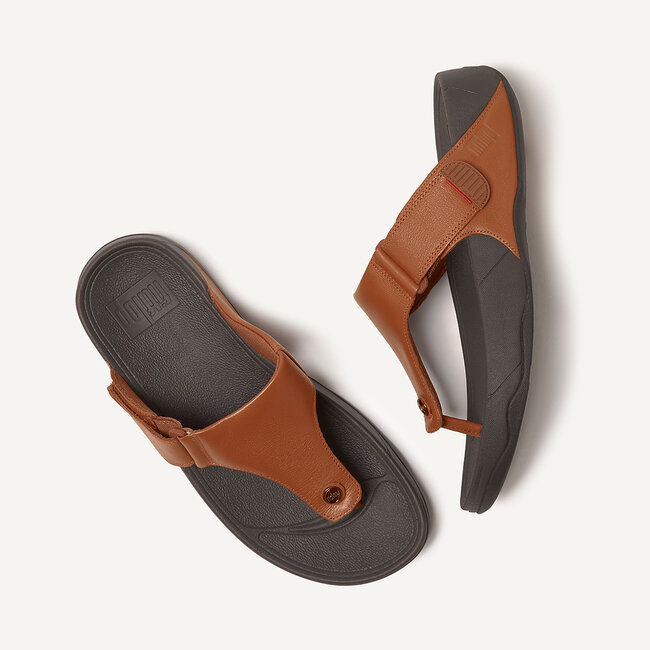 Trakk II Slippers voor Mannen - Leder - Bruin