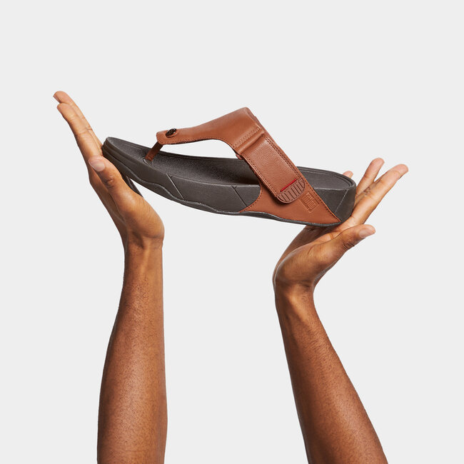 Trakk II Slippers voor Mannen - Leder - Bruin