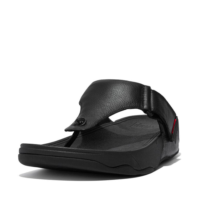 Trakk II Slippers voor Mannen - Leder - Zwart