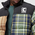 KK Og Flannel Block Puffer Jacket multicolor