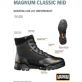 MAGNUM uniformschoenen heren - Classic Mid - Zwart