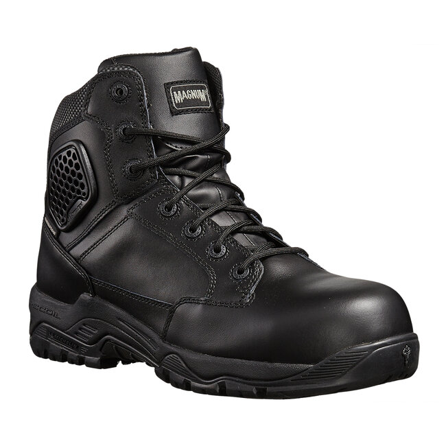 MAGNUM veiligheidsschoenen heren - Strike Force 6.0 Leather CT CP Sidezip - Waterproof  - Zwart