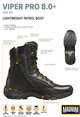 MAGNUM uniformschoenen heren -Viper Pro 8.0 En + - SideZip - Zwart