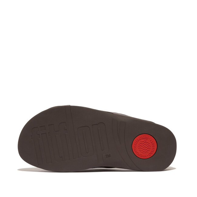 Surfer Mens Tumbled-Leather Cross Slides