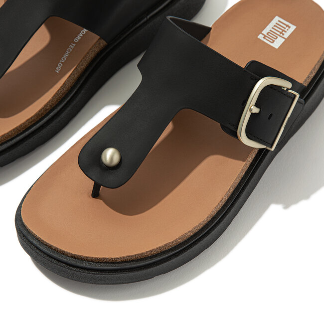Gen-FF Buckle Leather Toe-Post Sandals
