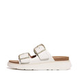 FitFlop Gen-FF Buckle Two-Bar Leather Slides