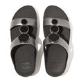 FitFlop Halo Bead-Circle Metallic H-Bar Slides