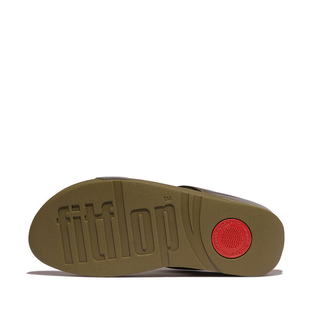 FitFlop Halo Bead-Circle Metallic H-Bar Slides
