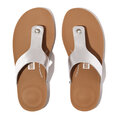 Iqushion Metallic-Leather Toe-Post Sandals