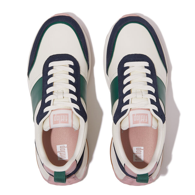F-Mode Flow Sneaker - Leather & Suede Mix