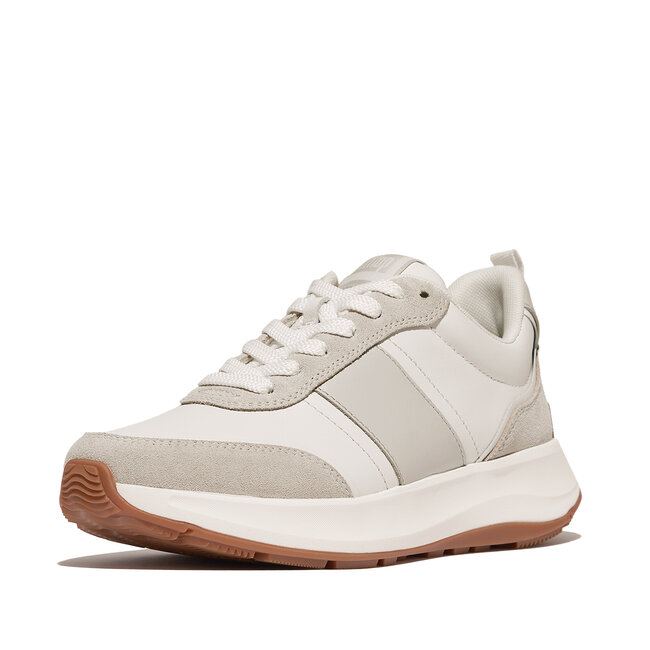 FitFlop™ F-Mode Flow Sneaker - Leather & Suede Mix