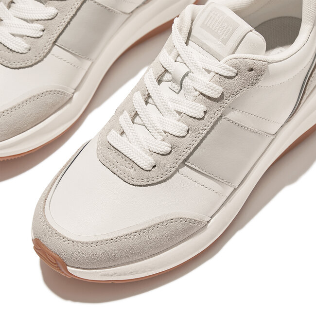 FitFlop™ F-Mode Flow Sneaker - Leather & Suede Mix