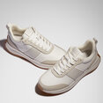 FitFlop™ F-Mode Flow Sneaker - Leather & Suede Mix