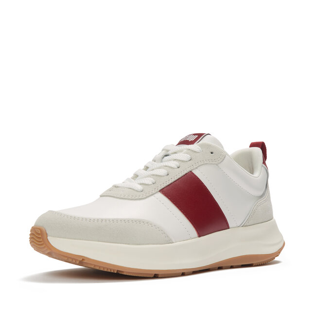 FitFlop F-Mode Flow Sneaker - Leather & Suede Mix