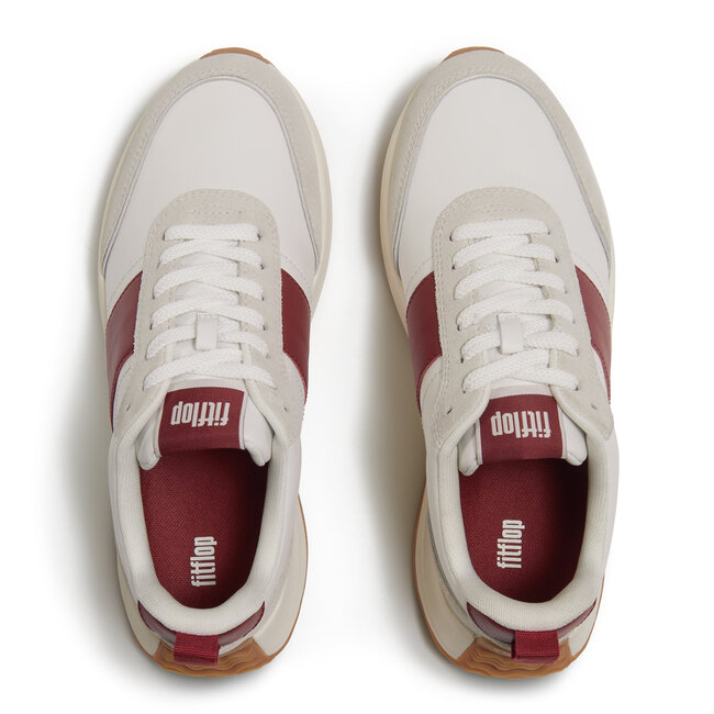 FitFlop F-Mode Flow Sneaker - Leather & Suede Mix