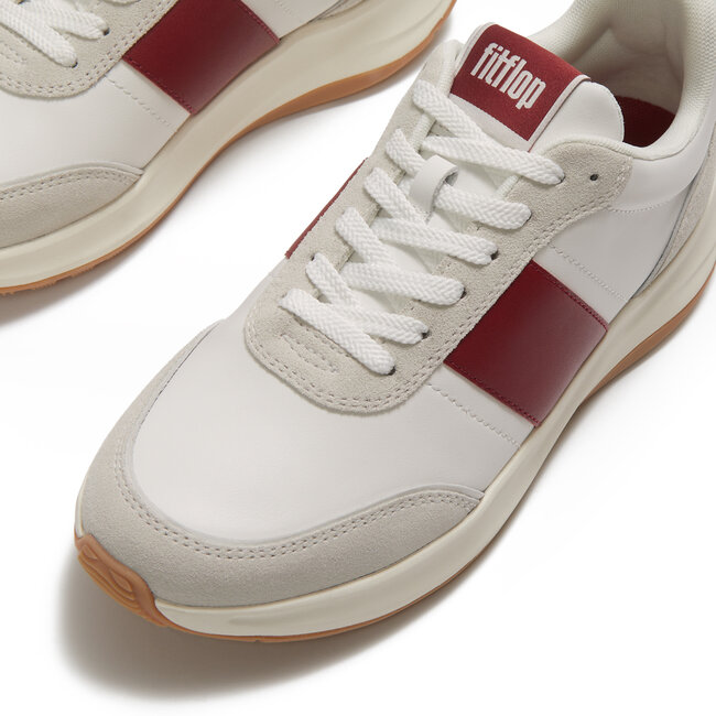 FitFlop F-Mode Flow Sneaker - Leather & Suede Mix