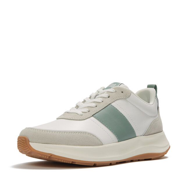 FitFlop F-Mode Flow Sneaker - Leather & Suede Mix