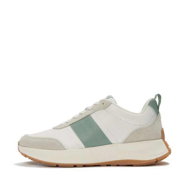 FitFlop F-Mode Flow Sneaker - Leather & Suede Mix