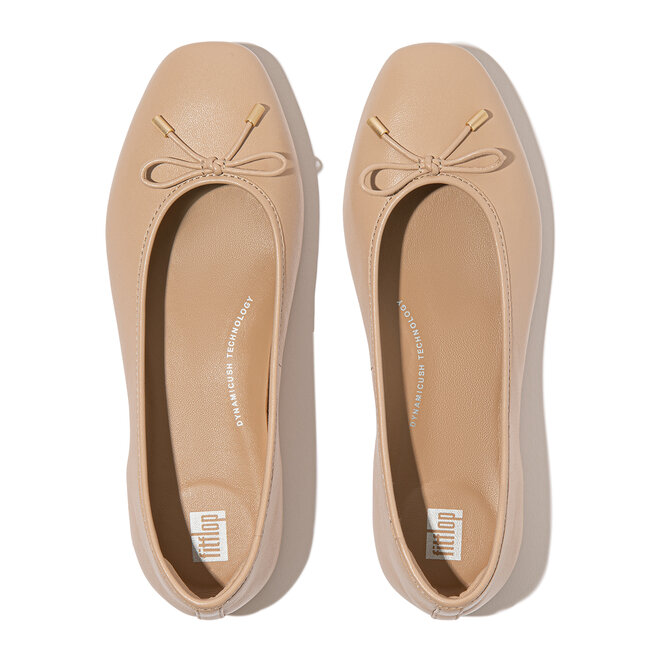FitFlop beige ballerina schoenen