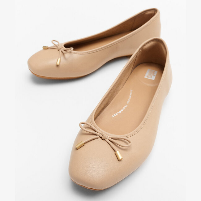 FitFlop beige ballerina schoenen