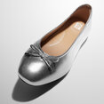 FitFlop zilvere ballerina