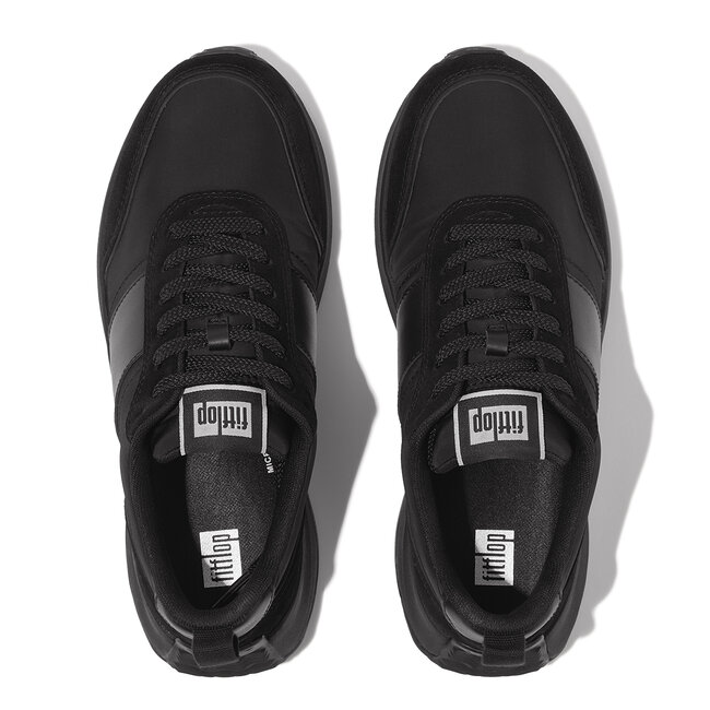 FitFlop™ F-Mode Flow Sneaker - Nylon & Suede Mix