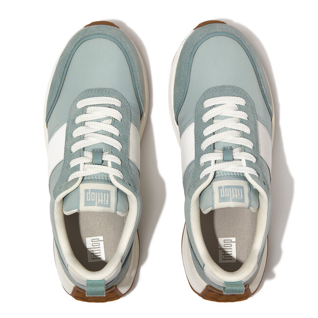 FitFlop™ F-Mode Flow Sneaker - Nylon & Suede Mix