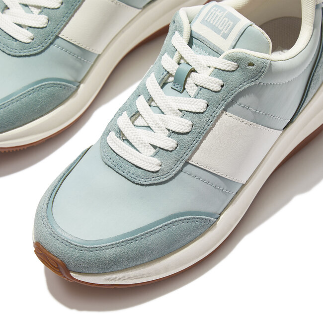 FitFlop™ F-Mode Flow Sneaker - Nylon & Suede Mix