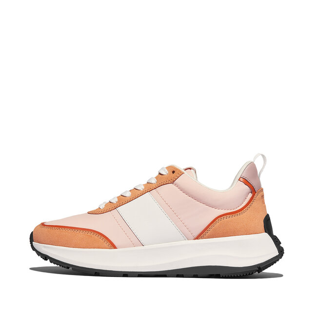 FitFlop™ F-Mode Flow Sneaker - Nylon & Suede Mix