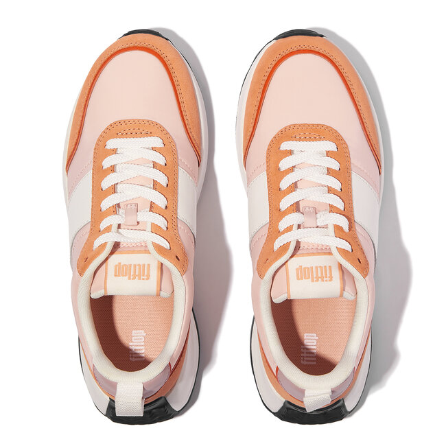 FitFlop™ F-Mode Flow Sneaker - Nylon & Suede Mix