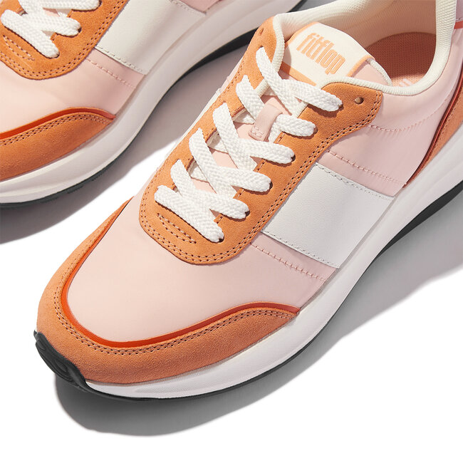 FitFlop™ F-Mode Flow Sneaker - Nylon & Suede Mix