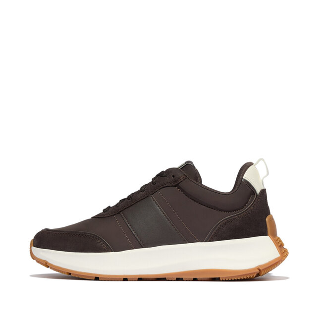 FitFlop™ F-Mode Flow Sneaker - Nylon & Suede Mix