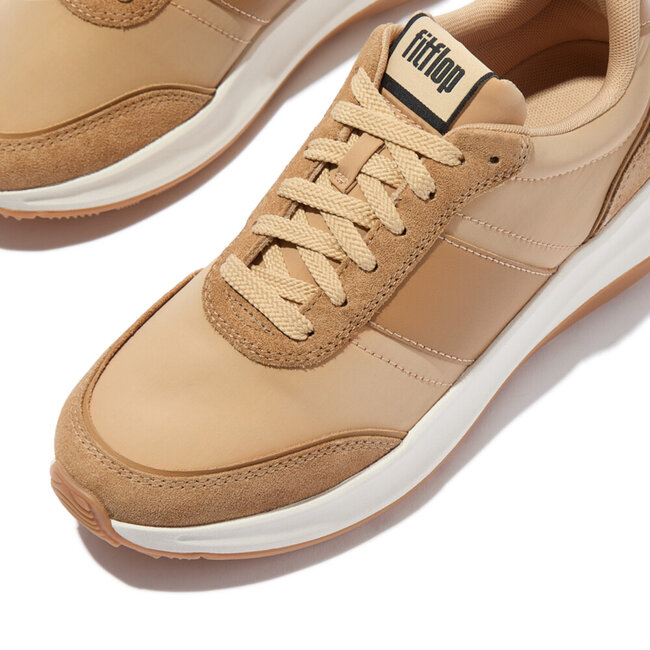 FitFlop F-Mode Flow Sneaker - Nylon & Suede Mix