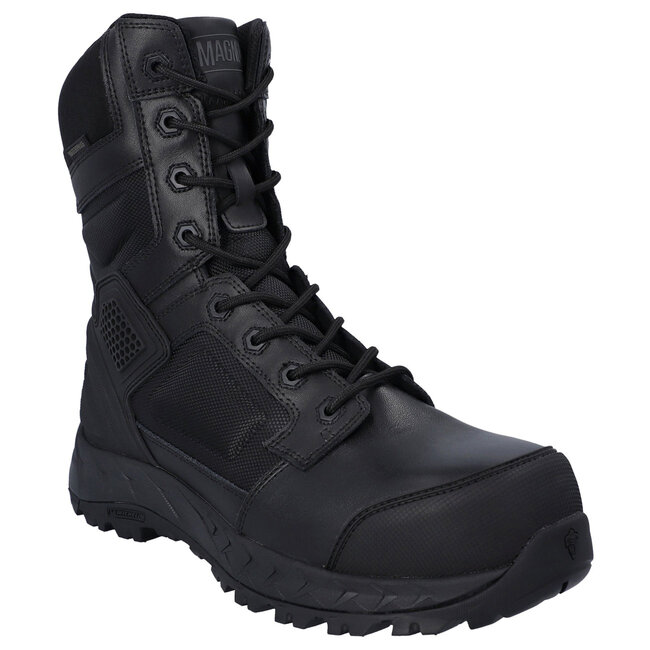 MAGNUM uniformschoenen heren -Spider Exo 8.0 Ct Cp Sidezip - Waterproof - Zwart