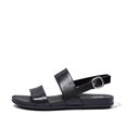 Gracie Leather Back-Strap Sandals