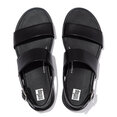 Gracie Leather Back-Strap Sandals