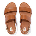 Gracie Leather Back-Strap Sandals