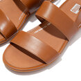 Gracie Leather Back-Strap Sandals