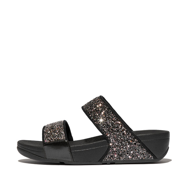 FitFlop Lulu Multi-Tonal Glitter Slides