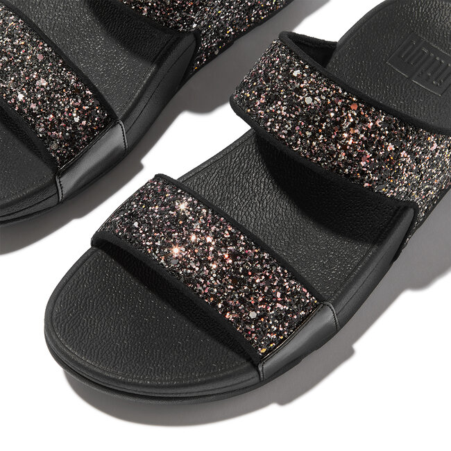 FitFlop Lulu Multi-Tonal Glitter Slides