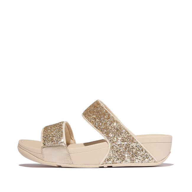 FitFlop Lulu Multi-Tonal Glitter Slides